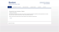 Desktop Screenshot of bordoni.cl