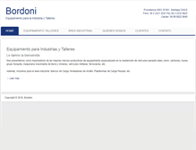 Tablet Screenshot of bordoni.cl